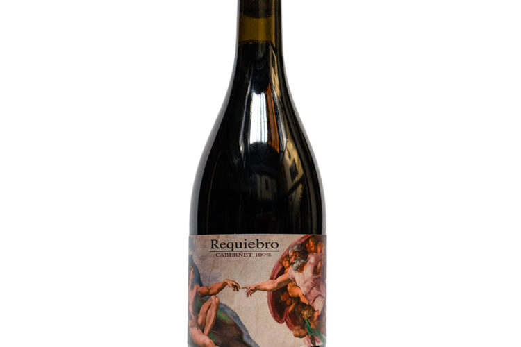 Botella de vino tinto Cabernet Sauvignon Requiebro de Bodega Amadís de Gaula