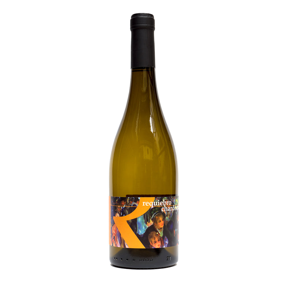 Botella de vino blanco Chardonnay Requiebro de Bodega Amadís de Gaula