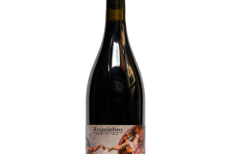 Botella de vino tinto Merlot Requiebro de Bodega Amadís de Gaula