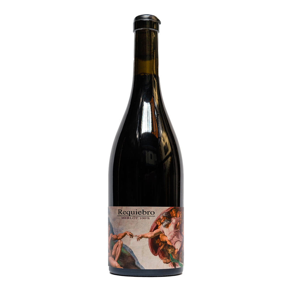 Botella de vino tinto Merlot Requiebro de Bodega Amadís de Gaula