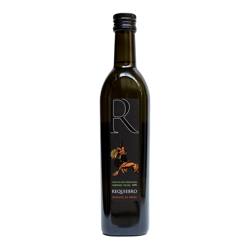 Botella de Aceite de Oliva Virgen Extra Requiebro de variedad Picual 100% de Bodega Amadís de Gaula
