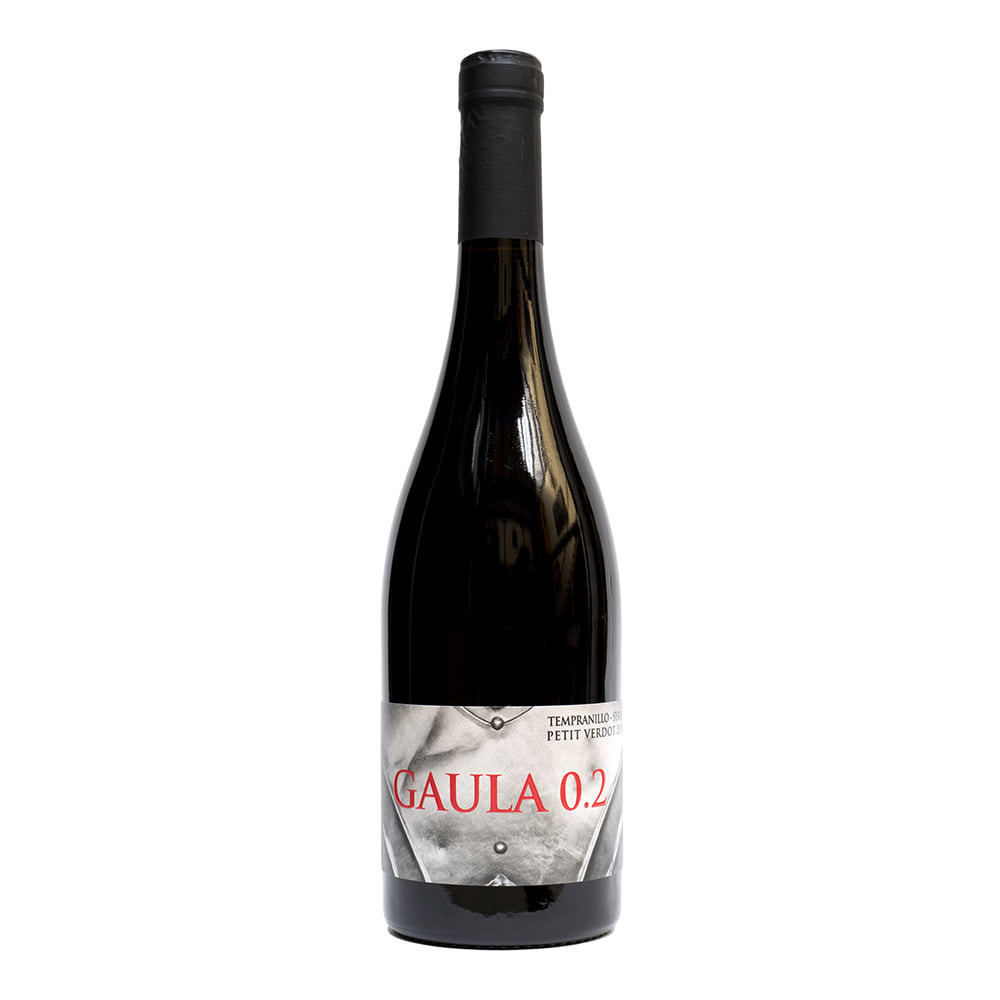Botella de vino tinto Gaula 0.2 de Bodega Amadís de Gaula, coupage de Tempranillo, Syrah y Petit Verdot
