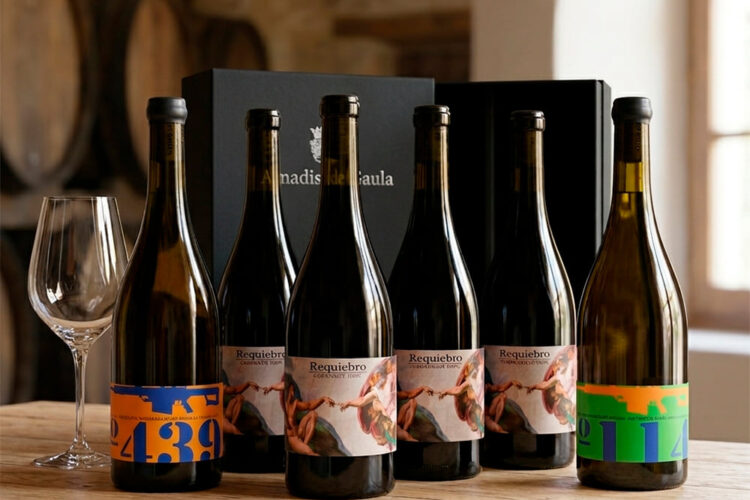 Pack degustación y regalo Requiebro con seis vinos de autor de Bodega Amadís de Gaula